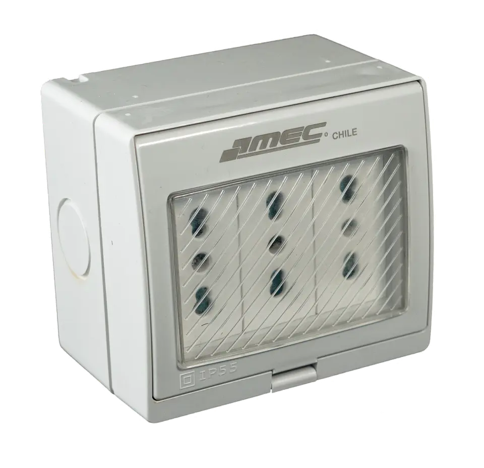 ENCHUFE TRIPLE MEC10/16 A.HIDROBOX IP55 7500HX7783 1