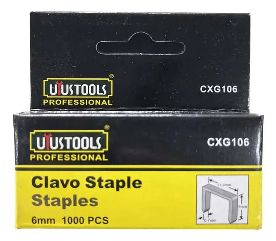 GRAPA UYUSTOOLS 6MM x 0,7 (1000 UN) CXG106 1