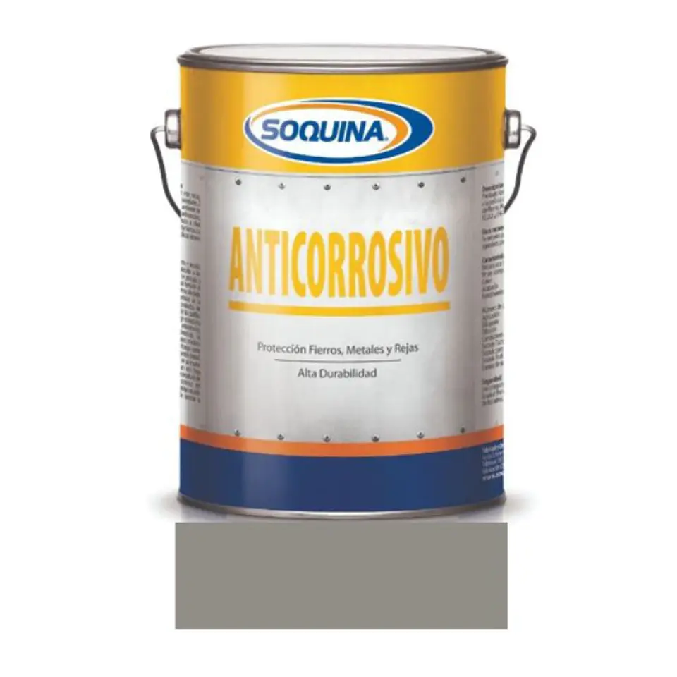 ANTICORROSIVO SOQUINA 1 GALON GRIS PERLA 20360001 1