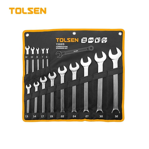 LLAVE PUNTA CORONA TOLSEN JGO 6-32 MM 14 PZAS 15160-15889
