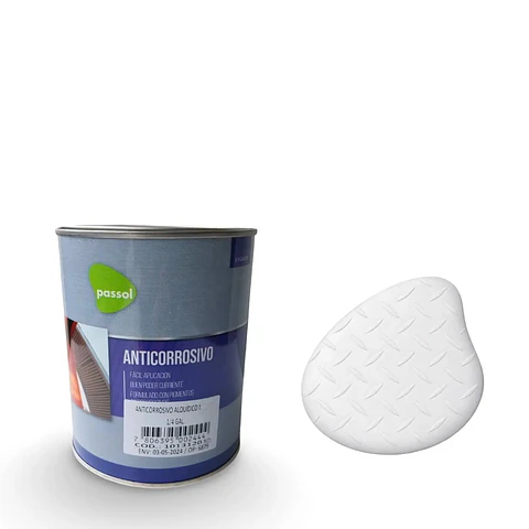 ANTICORROSIVO PASSOL BLANCO 1/4 GLN. 101312021