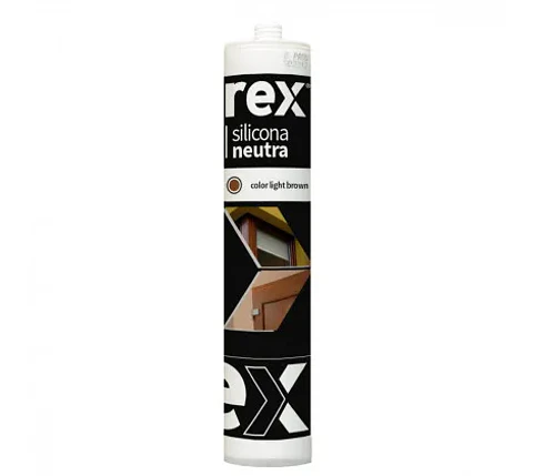 SILICONA REX NEUTRA LIGHT BROWM 300 ML.30423