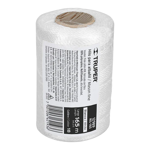 LIENZA ALBAÑIL TRUPER 165 MT. 1012989