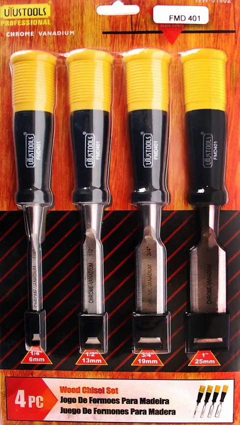 SET FORMON BICOLOR UYUSTOOLS 1/4-1/2-3/4-1 FMD401