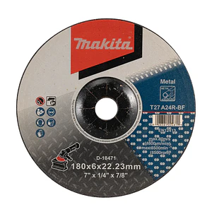 DISCO DESBASTE METAL MAKITA 7