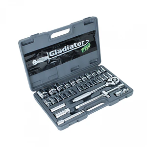 JUEGO DE DADOS GLADIATOR 1/2'  32 PCS JT832 054883