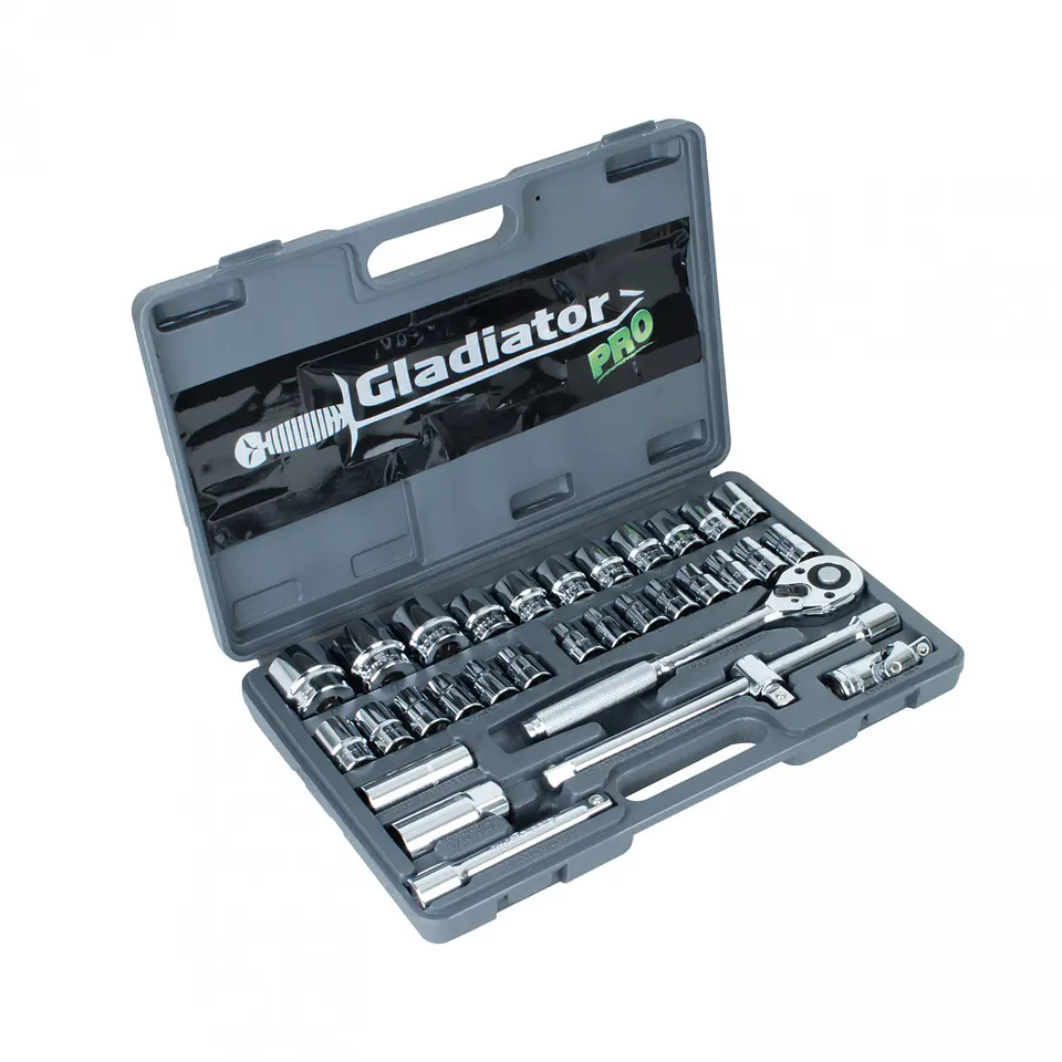 JUEGO DE DADOS GLADIATOR 1/2'  32 PCS JT832 054883 2