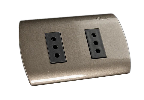 0200TA0522 ENCHUFE MEC EMB.DOBLE 10A.GRAFIT