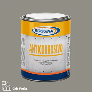ANTICORROSIVO SOQUINA 1/4 GALON GRISPERLA 20360004