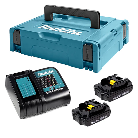 CARGADOR BATERIA MAKITA KIT +2 BATERIAS 197136-5