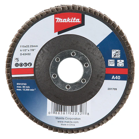 DISCO FLAP MAKITA 4.1/2" A40  METAL  D-63432