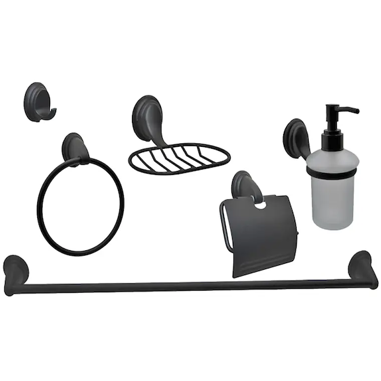 SET ACCESORIOS BAÑO NOTTE TAUMM 6PZ.030701702-T 1