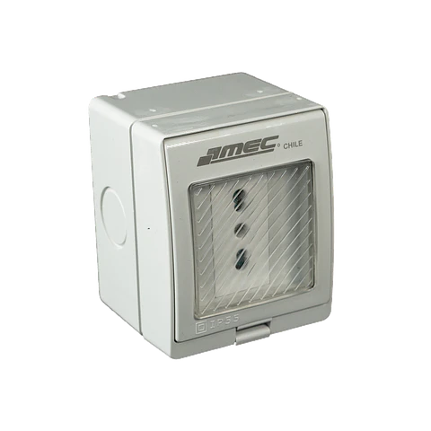 ENCHUFE SIMPLE 10/16 A.MEC HIDROBOX IP55 7500HX7781