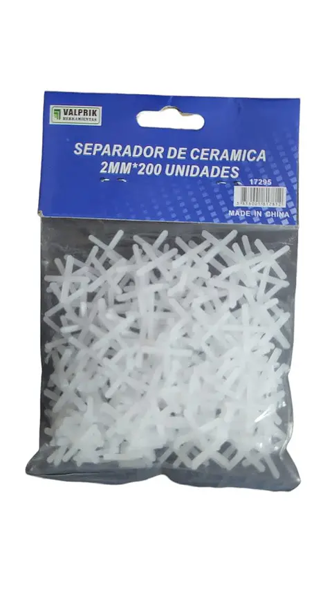 CRUCETAS CERAMICA VALPRIK 2 MM.(200 UNID) 17295
