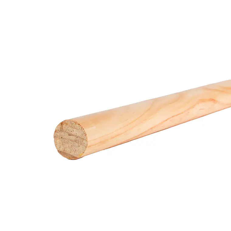 BARRA CORTINA MAD.NAT.28MMX2,00MT.10412200 METHALSA 1