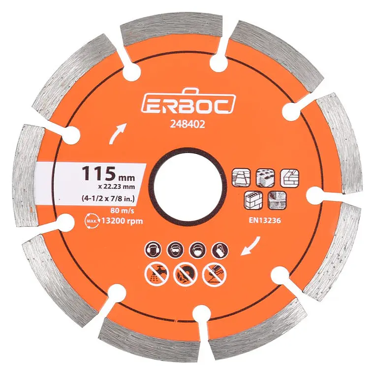 DISCO DIAMANTADO SEGMENTADO ERBOC 4.1/2 248402 1