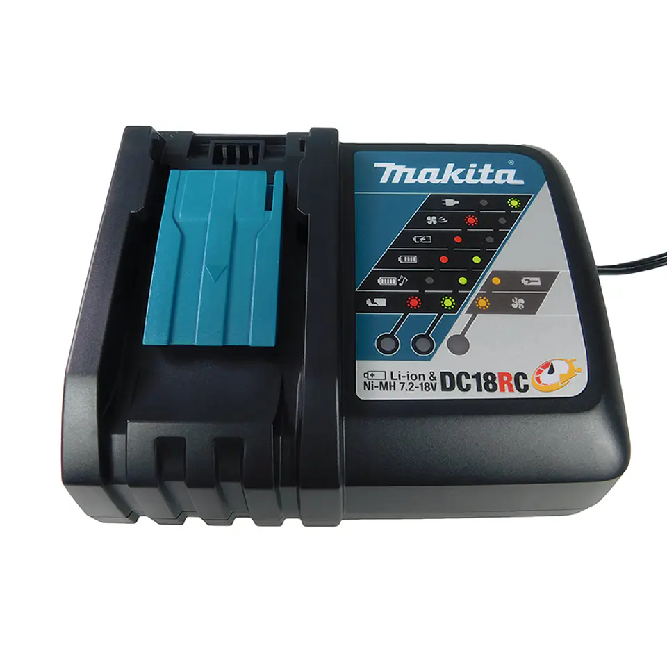 CARGADOR BATERIA MAKITA 18VLI.-ION DC18RCS630718-5 1