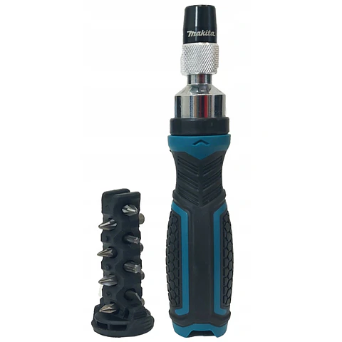 DESTORNILLADOR MAKITA 8PZ.RACHET Y PUNTAS E-10942