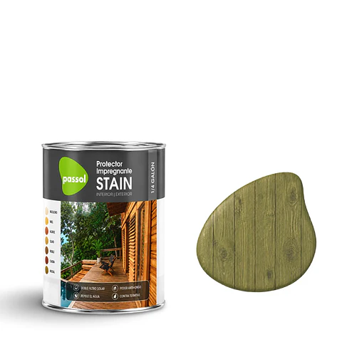 IMPREGNANTE STAIN PASSOL OLIVO 1/4 GLN.0440027