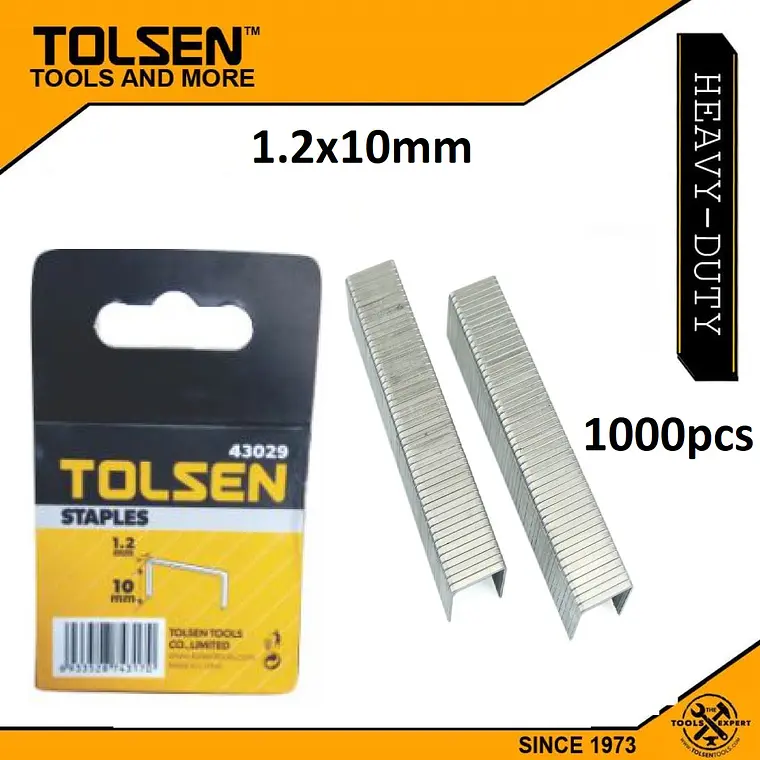GRAPAS TOLSEN 10 MM. N.43029 USO PESADO 1