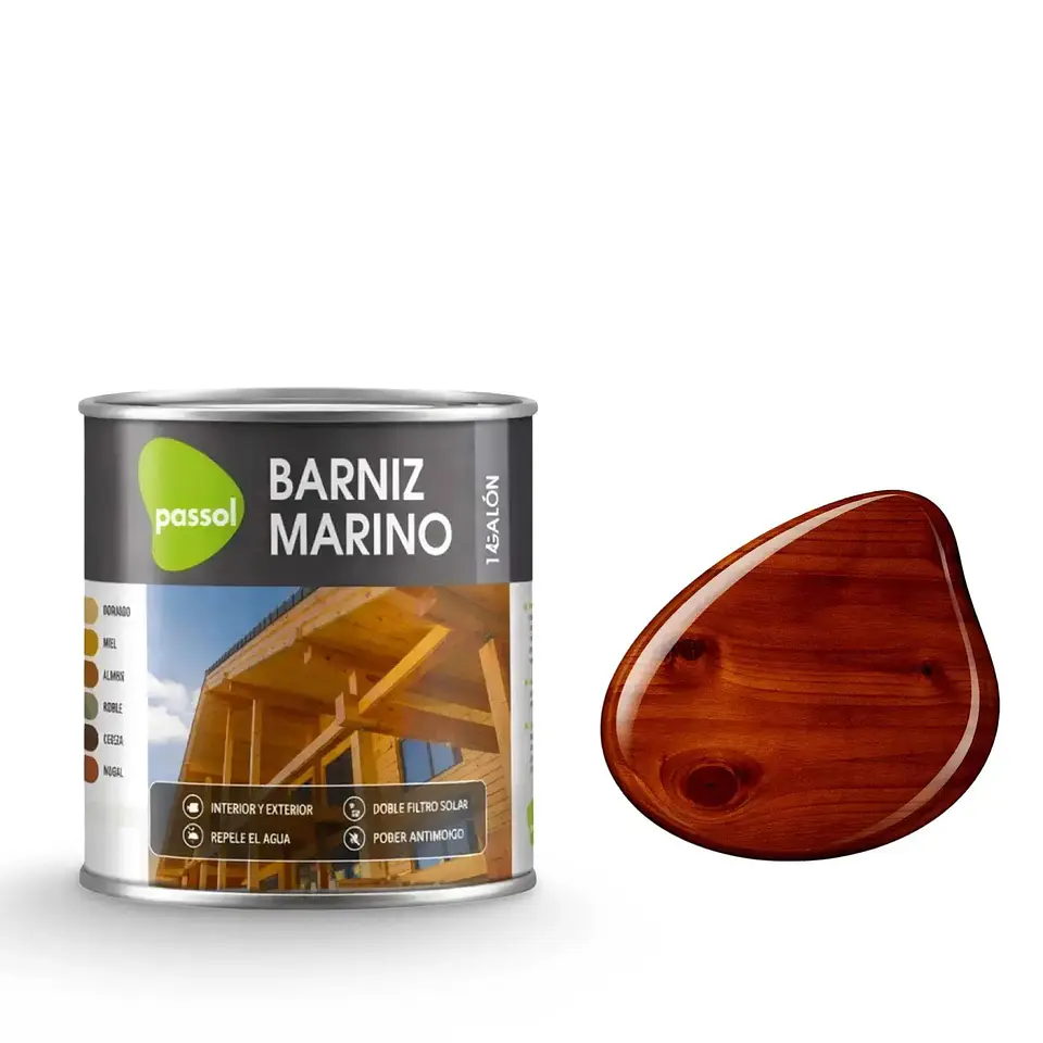 BARNIZ PASSOL NOGAL 1/4 GLN. 0304019 1