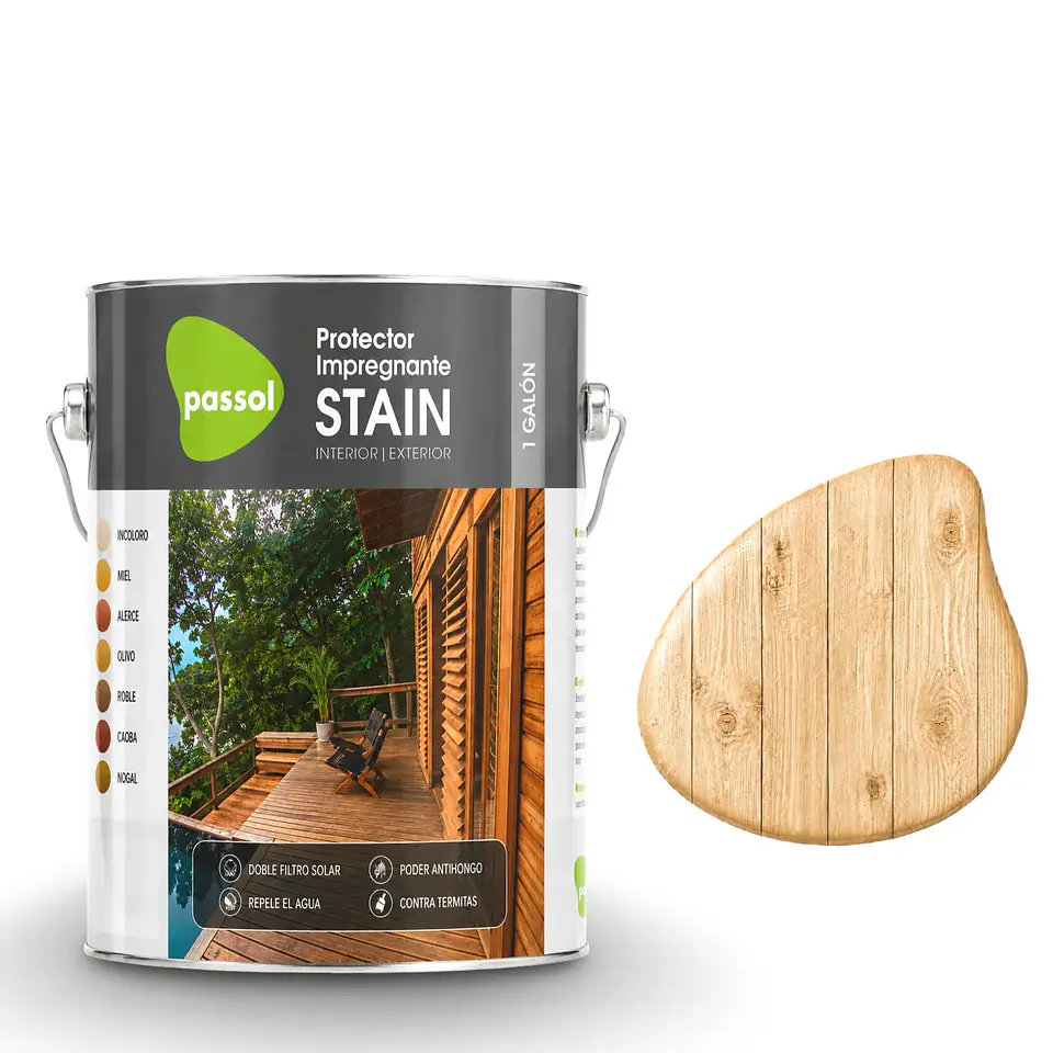 IMPREGNANTE STAIN PASSOL INCOLORO 1 GLN.0440022 1