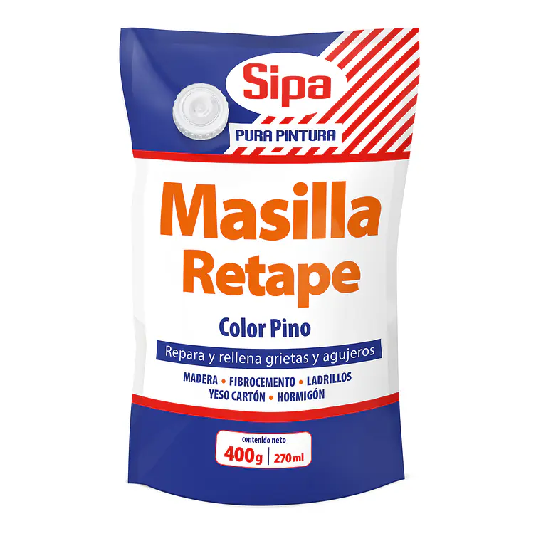 MASILLA RETAPE SIPA COLOR PINO 400 G 46354018 1