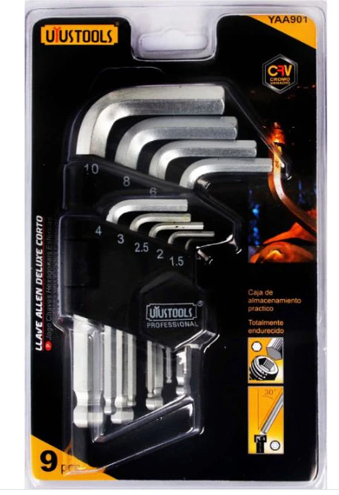 LLAVE ALLEN UYUSTOOLS 9 PZAS. YAA901