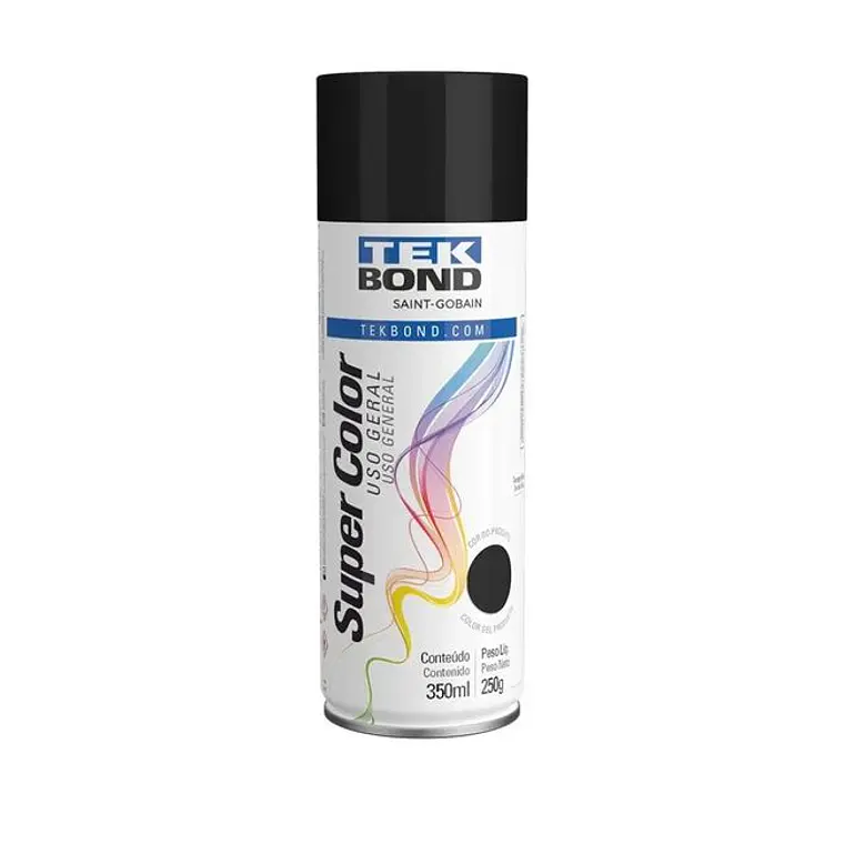 SPRAY TEKBOND NEGRO BRILLANTE 350 ML 1