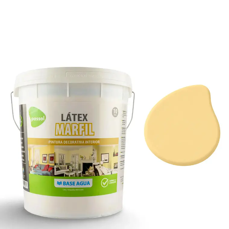 LATEX PASSOL MARFIL 10 LT. 0403031-1 1