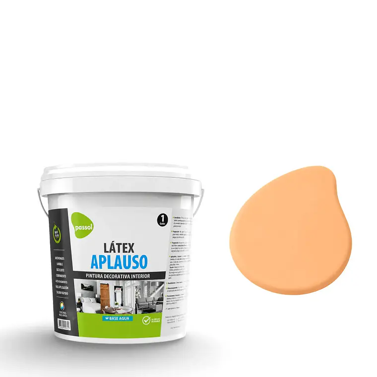 LATEX PASSOL APLAUSO DAMASCO 1 GLN. 101413031 1