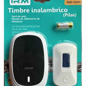 TIMBRE INALAMBRICO A PILAS IRM-10265