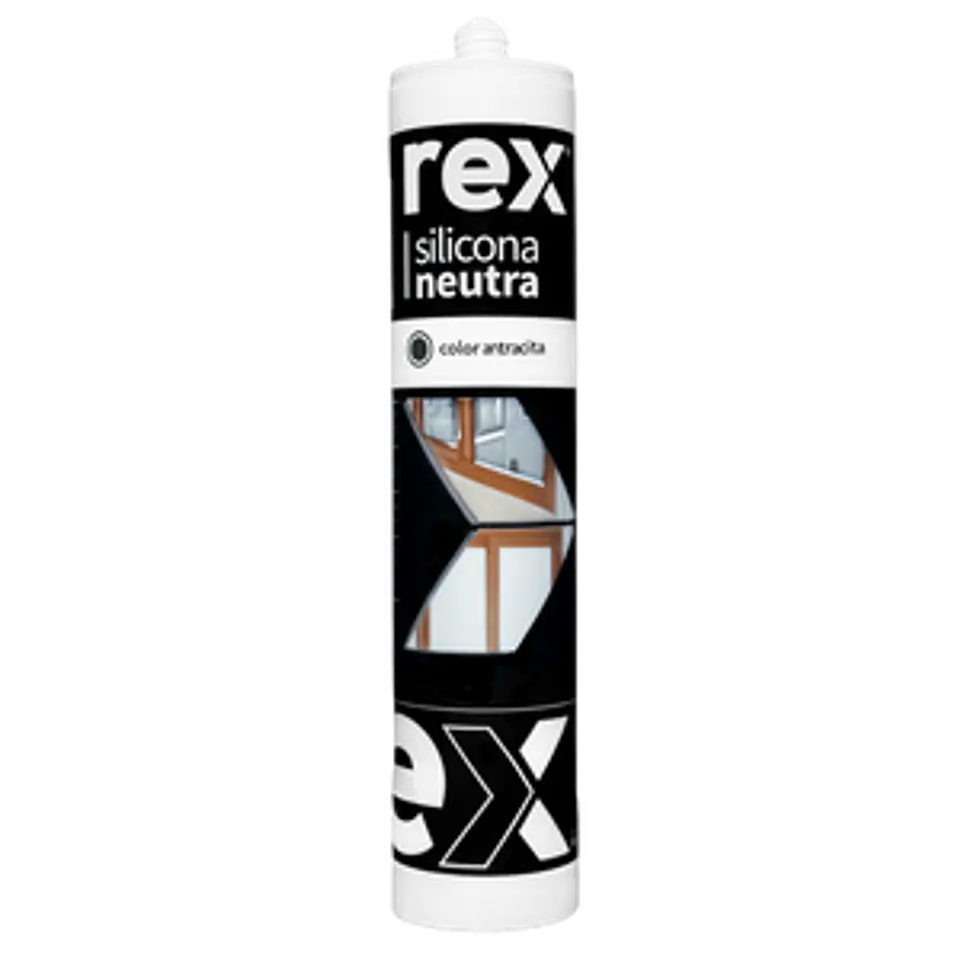 SILICONA REX NEUTRA ANTRACITA 300 ML.30497 1