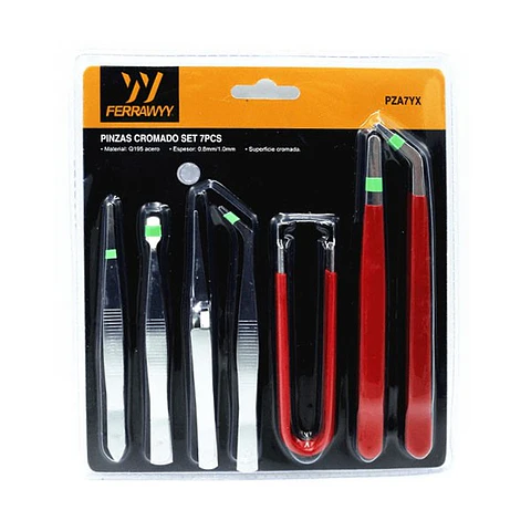 PINZAS CROMADO SET 7PCS FERRAWY PZA7YX