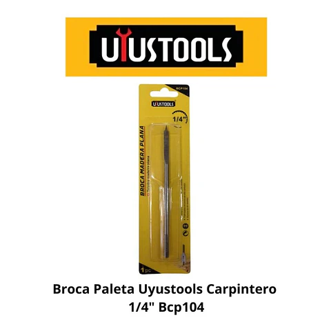BROCA PALETA UYUSTOOLS 1/4" BCP104