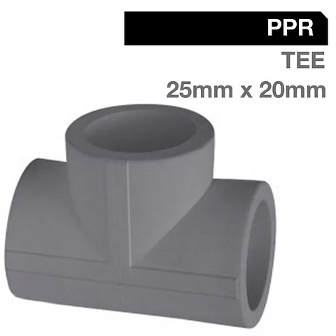 TEE PPR 25 X20 X 25 MM.90278/331611