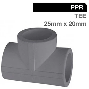 TEE PPR 25 X20 X 25 MM.90278/331611