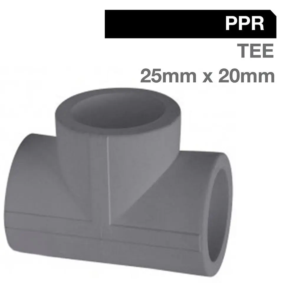TEE PPR 25 X20 X 25 MM.90278/331611 1