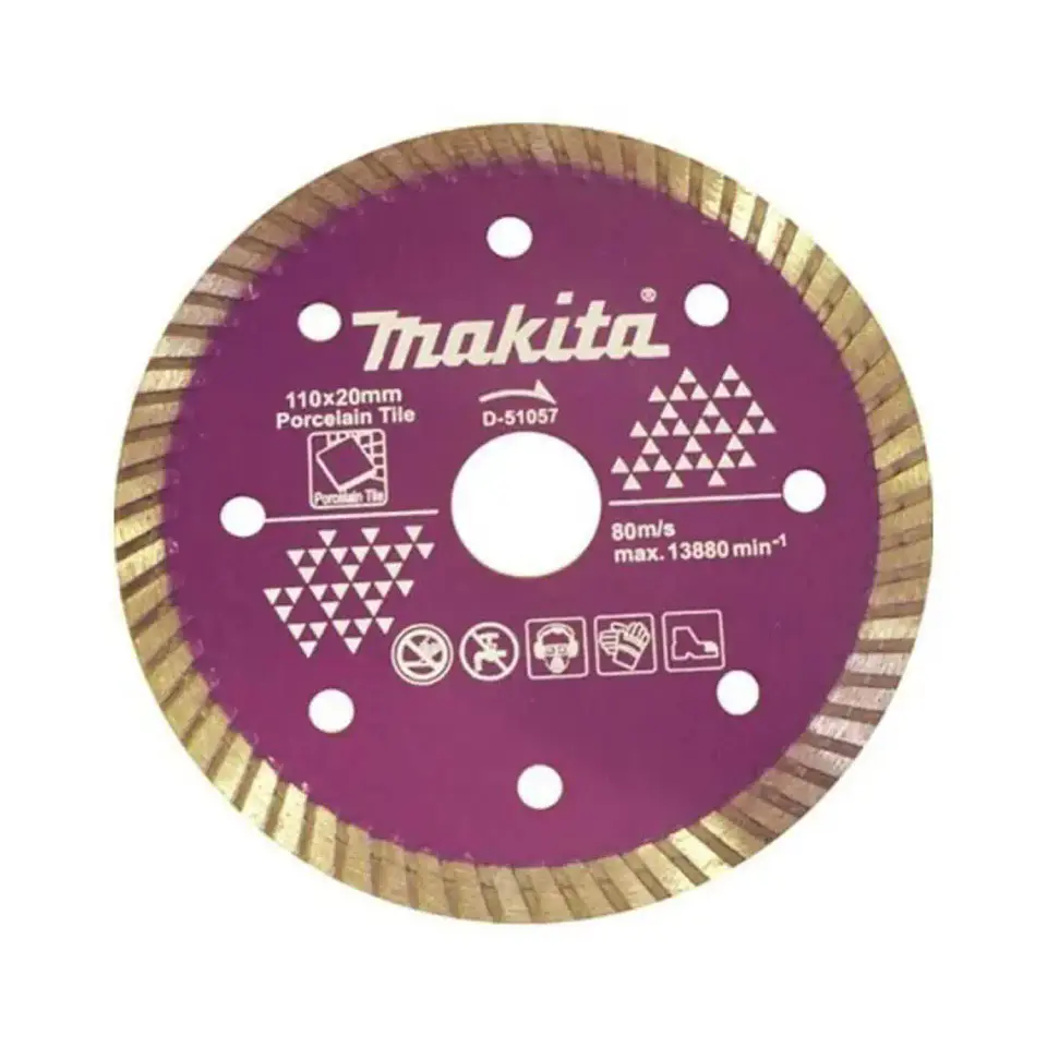 DISCO DIAMANTADO MAKITA 110MM.X20MM.TURBOSECO D-51057 1
