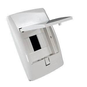 5000TA2911 TABLERO MEC 1 A 6 INT.EMB.TAPA BLANCA