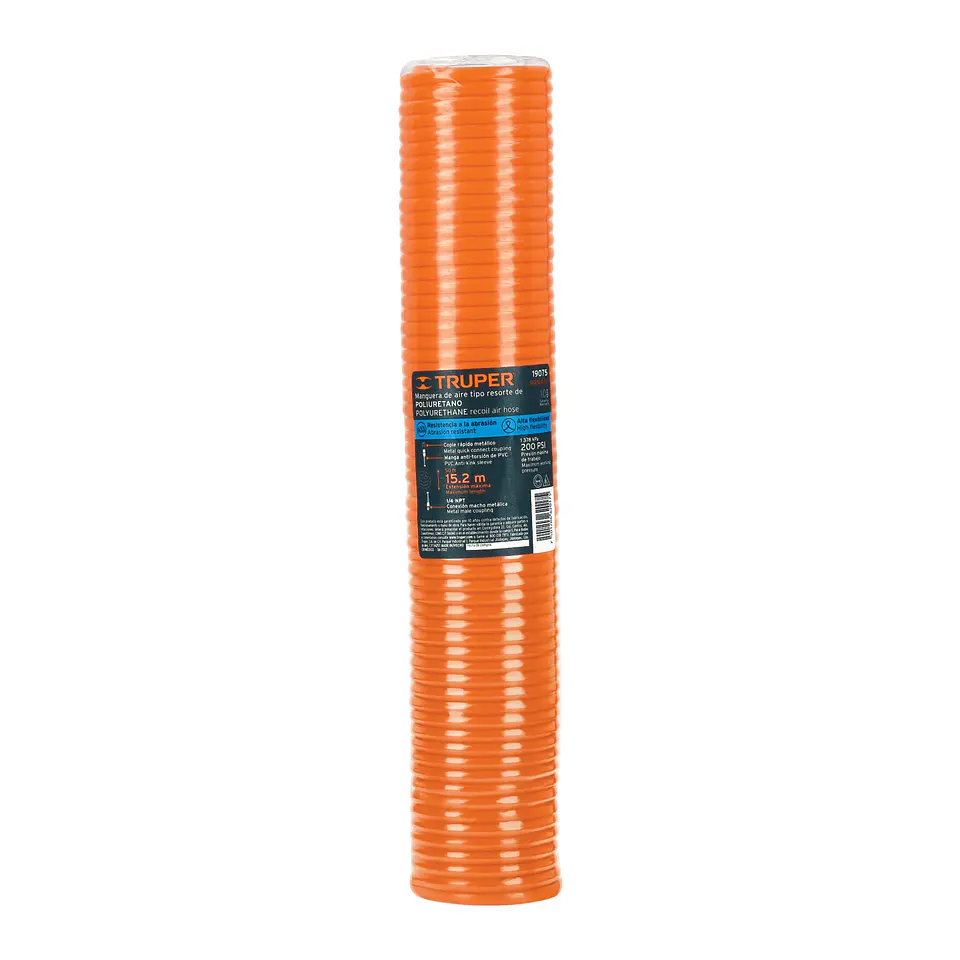 MANGUERA ESPIRAL C/ACOPLE TRUPER 15 MT.1019075 1
