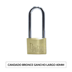 CANDADO HFULL BRONCE GANCHO LARGO 40MM. 8504550