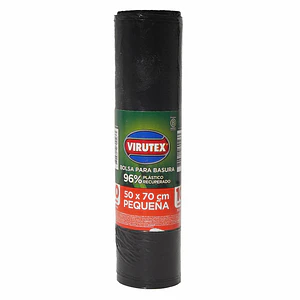BOLSA BASURA VIRUTEX 50X70 ROLLO 841811
