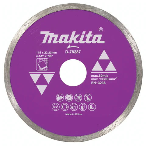 DISCO DIAMANTADO P/PORCELANATO MAKITA 4.1/2 D-78287