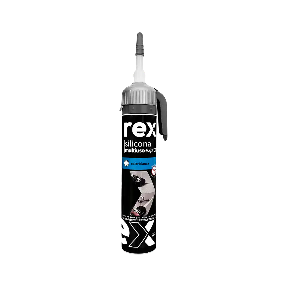 SILICONA MULTIUSO EXPRESS REX BLANCA 200Ml 30184 1