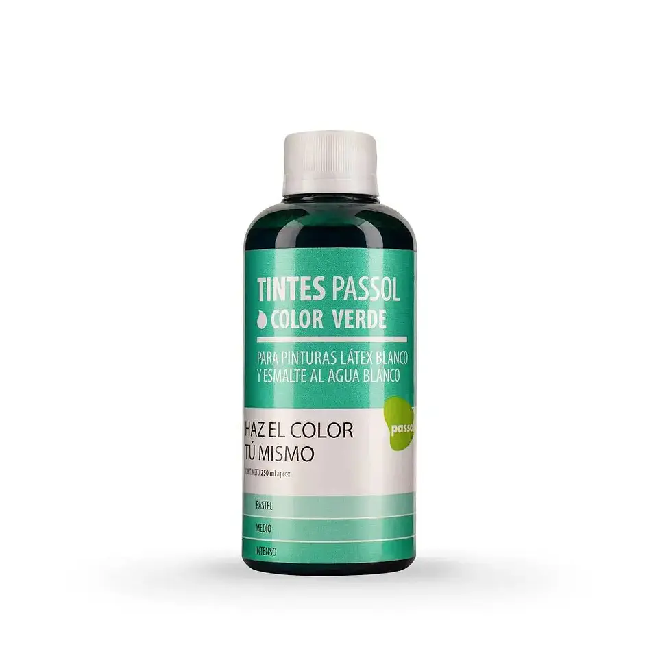 TINTA PASSOL VERDE 250 ML. 0440010 1