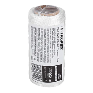 LIENZA ALBAÑIL TRUPER ROLLO 65 MT. 1012988