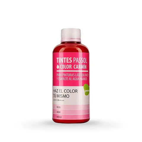 TINTA PASSOL CARMIN 250 ML.