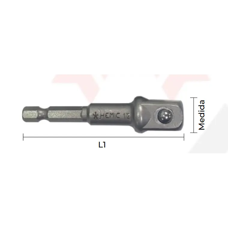 ADAPTADOR HEMIX HEX 1/4