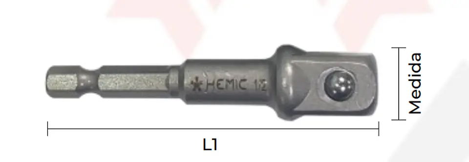 ADAPTADOR HEMIX HEX 1/4